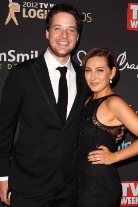 Welcome distraction: Hamish Blake and Zoe Foster.