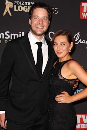 Welcome distraction: Hamish Blake and Zoe Foster.