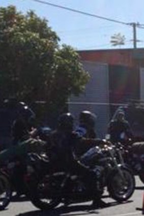 Police stop Black Uhlans bikies in Brisbane