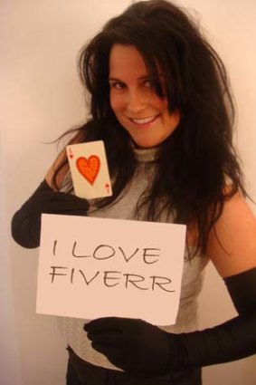 Michelle, 39, from Perth, sells video testimonials on Fiverr.