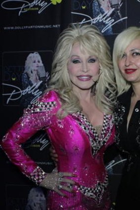 Sticky with Dolly Parton.