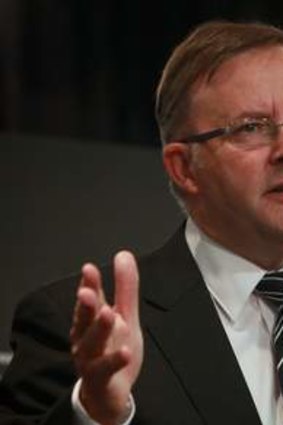 ''A little bit of positive'' &#8230; Minister for Infrastructure and Transport Anthony Albanese.