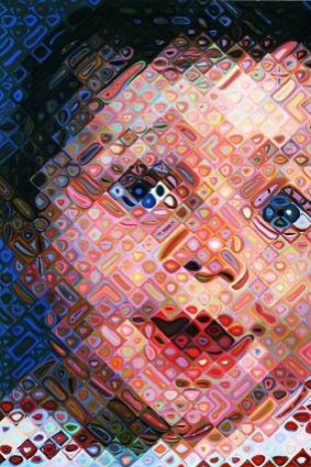 This weekend is your last chance to catch Chuck Close's show <i>Prints, Process and Collaboration</i>. The show features this work, <em>Emma</em> (2000). 