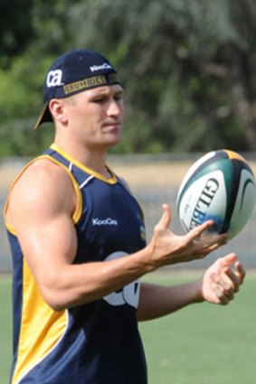 Spectator  . . . Injured star Matt Giteau (quad) is racing against time to be fit for the Super 14 opener against the Western Force next Friday.
