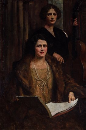 George Coats, Lady Forbes-Robertson and her daughter Jean 1920-30.