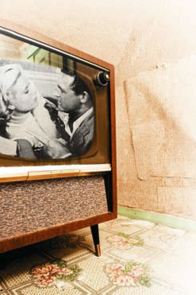 On the tube … "Having a TV in 1958 put you in exclusive company."