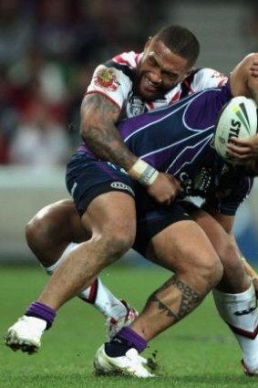 Big task: Mahe Fonua will play a key role for Storm against the Cowboys. 