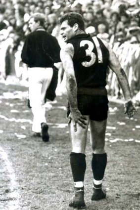 Ron Barassi and his famous number.