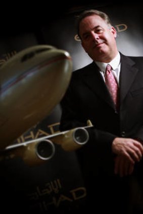 Etihad's James Hogan says most people would see the airline's logic.