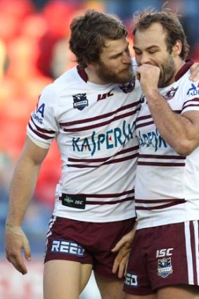 Manly's David Williams and Brett Stewart in-form and on show for the Sea Eagles in round 25.