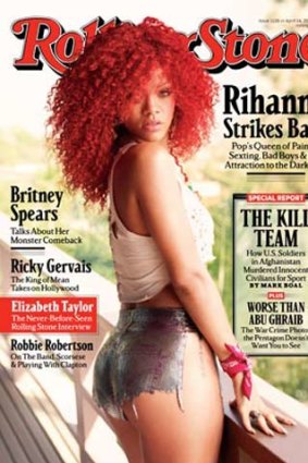 Cover girl ... Rihanna.