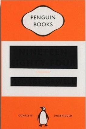 The cover design for <i>Nineteen Eighty-Four</i> by George Orwell, by David Pearson.