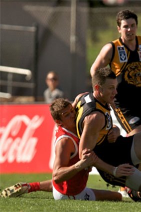 Second chance... former AFL-lister Travis Tuck is hoping to be picked up again.
