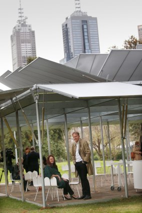 The first MPavilion was constructed in 2014.