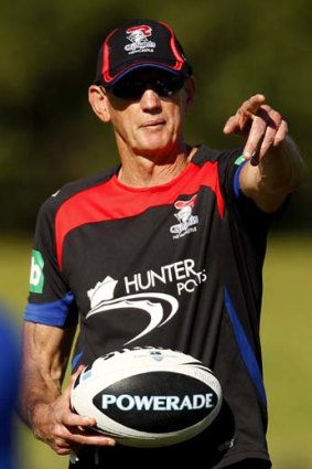 Point man: Knights Coach Wayne Bennett.