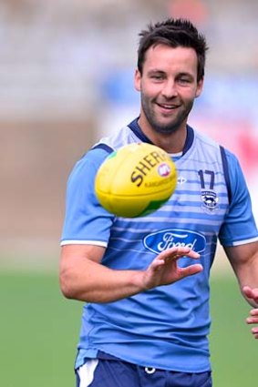 Jimmy Bartel was equal No. 1 defensive-50 rebounder for Geelong in the win over Carlton last Saturday night.