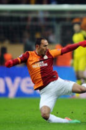 Tough ask: Chelsea's Frank Lampard, pictured during Wednesday's Champions League draw with Galatasaray, says a hectic domestic schedule is hampering English prospects in the European tournament.