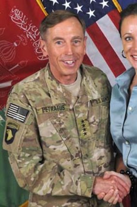 General David Petraeus and Paula Broadwell.
