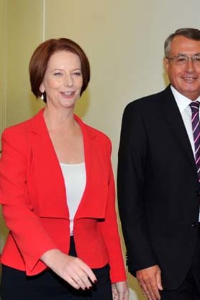 Playing politics ... rural NSW independents told Julia Gillard and Wayne Swan to stop rushing legislation on key policies, or risk having budget measures blocked.