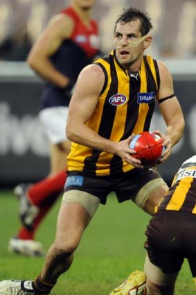 Hawthorn's midfield master Luke Hodge.