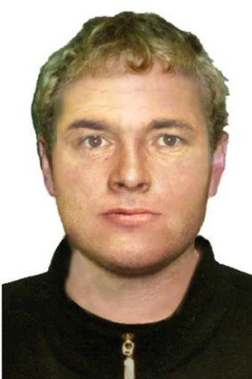A composite image of the man police wish to speak to over the Hampton beachside attack.