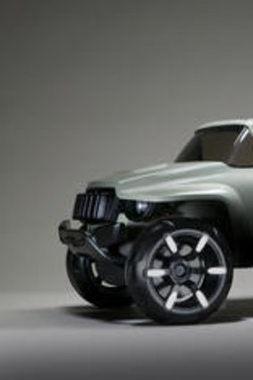 A stylised jeep, part of <i>Industrial Desire: Detroit Concept Cars</i>.