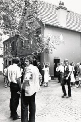 The scene after a brawl at the Mitre in 1988.