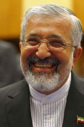 Sharp end ... Iran’s nuclear envoy, Ali Asghar Soltanieh, is the public face of his country’s highly controversial project.