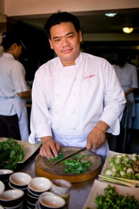Cambodian celebrity chef Luu Meng.
