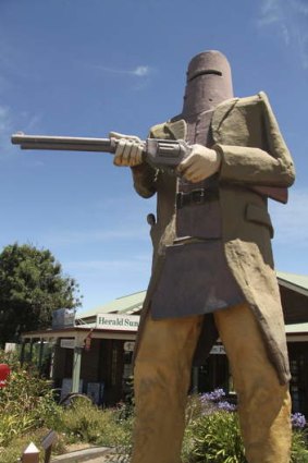 Big Ned at Glenrowan. Photo: Richard Tulloch.