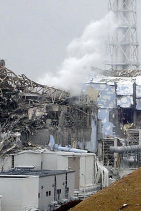 Recovery: Damage to the Fukushima plant.