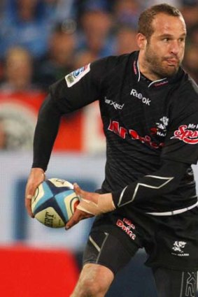 Former France five-eighth Frederic Michalak is playing halfback for the Sharks.