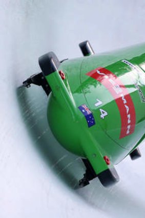 Australia we have a bobsled team.