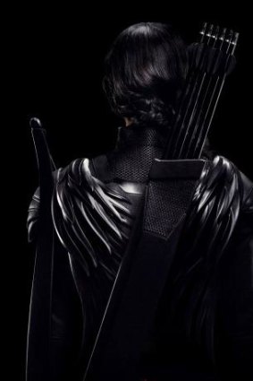 Not as much fun: Only Katniss' Mockingjay uniform gets a special touch.