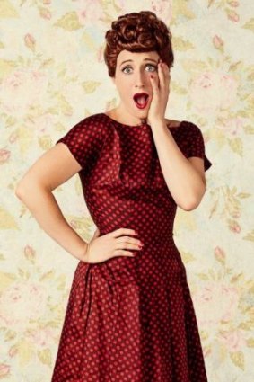 Triple threat: Elise McCann as Lucille Ball in Everybody Loves Lucy.