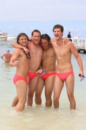 Josh Catalano and his team the <i>Budgee Smugglers</i> are again swimming in the WAtoday Rottnest Channel Swim.