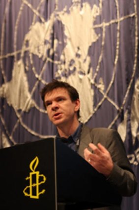 Amnesty International's campaign director Tim Hancock