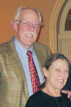 Walter Kendall Myers L and his wife, Gwendolyn Myers, are shown in this February, 2009 handout image in Washington.