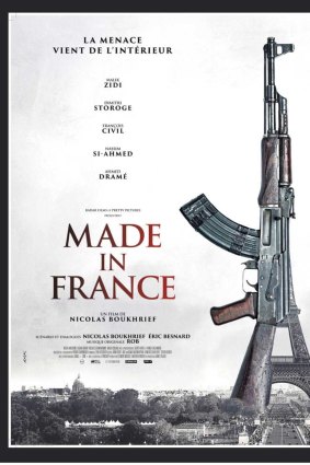 A poster for the film, <i>Made In France</i>.