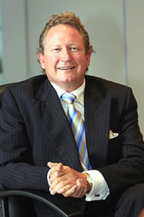 Australia's richest man Andrew Forrest.