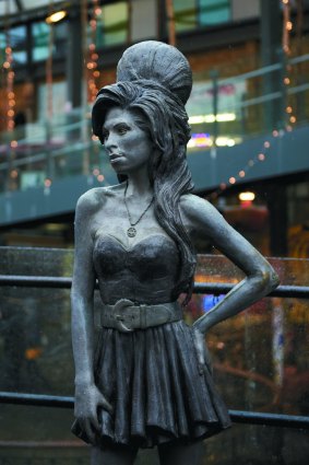 Late singer Amy Winehouse immortalised.