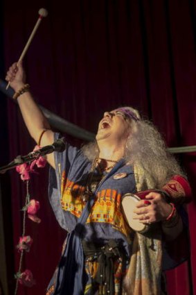 Changes: Wendy Saddington sings at a Hare Krishna temple, a gig far removed from her '60s heyday.