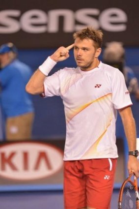 Stanislas Wawrinka was bundled out of the French Open