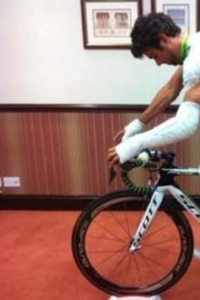 A crash before the Tour de France cruelled his chances to compete.
