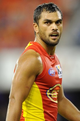 As a Sun: Hunt during his days in the AFL.