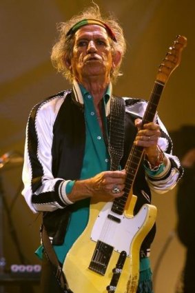 Keith Richards on the Rolling Stones' current tour.