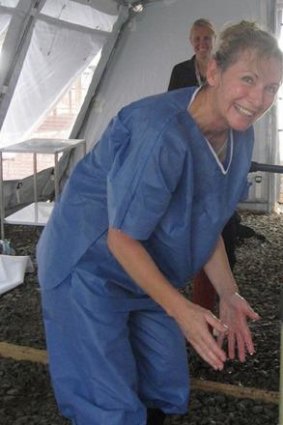 Negative for Ebola: Sue-Ellen Kovack