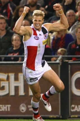 The Saints have lost nine games on the trot with Nick Riewoldt being the lone hand up forward.