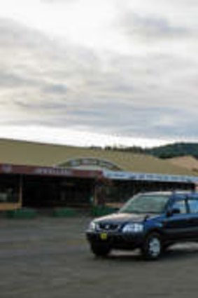 Testing times … Burnt Pine,  Norfolk Island's once-thriving commercial hub.