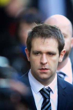 Tom Meagher after the sentencing of Adrian Bayley.
